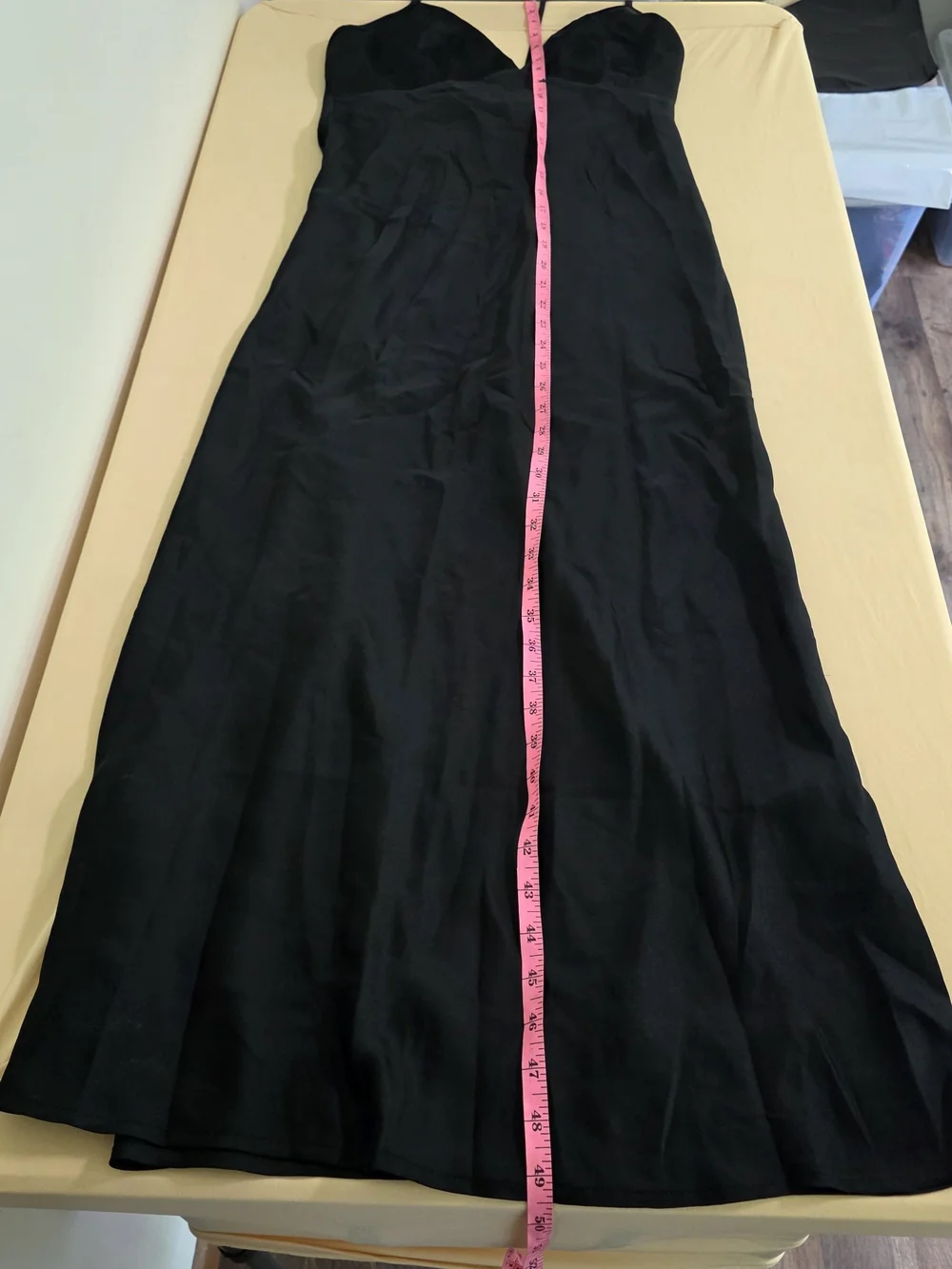 A&F Julia Slip Tie-Back Maxi Dress from Abercrombie & Fitch, Lined